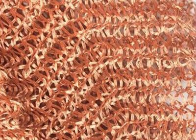 China Crimped Copper Wire Netting 4 Strands Knitting For Distillator Internal Packing for sale