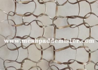 China 0.1 Mm * 0.4 Mm Flat Wire Roll Knitted Mesh for sale