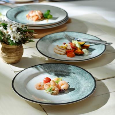 China gufaith Melamine Plates, Dishes Set for 6, Melamine Dinnerware Sets 6 Pcs, Outdoor Dinner Plates, Melamine Dishes, Plate for sale
