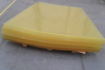China Elastic Industrial Polyurethane Rubber Sheet , Abrasion Resistant PU Wear Plate for sale