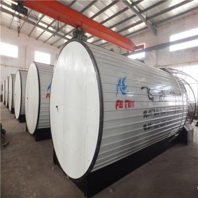 China 8mm Thickness Asphalt Storage Tank White Color Pitch Tank For Asphalt Plant for sale