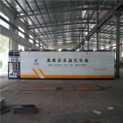 China Double Heating Bitumen Melting Equipment , Compact Bitumen Mixing Plant for sale