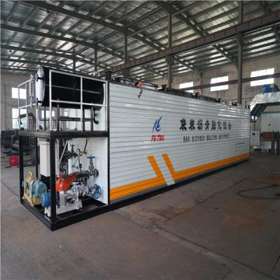 China Container Loading Bitumen Melting Machine With Electric Hoist Bag Lifting for sale