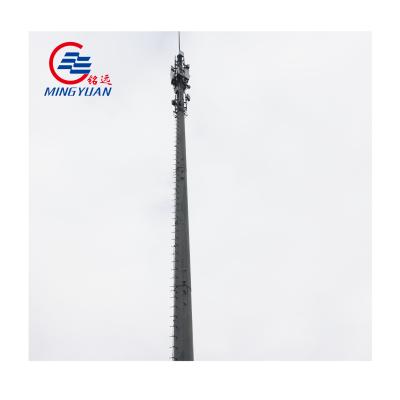 China Hot Dip Galvanized Hot Dip Antenna Wifi Tower Tapered Swaged Steel Tubular Pole for sale