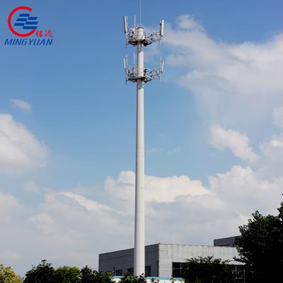 China 18m-36m Monopole Telecommunications Tower Galvaniesd Tubular Pole for sale
