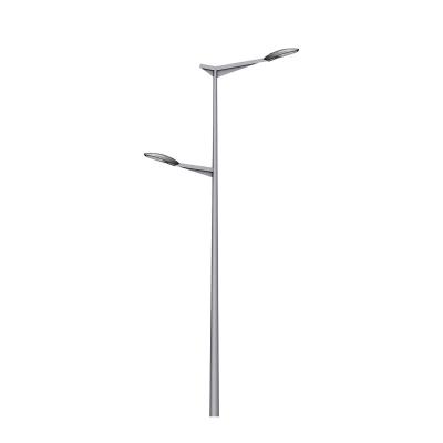 China 50ft 60ft Galvanized Street Light Pole Q235b Cast Iron Lamp Post for sale