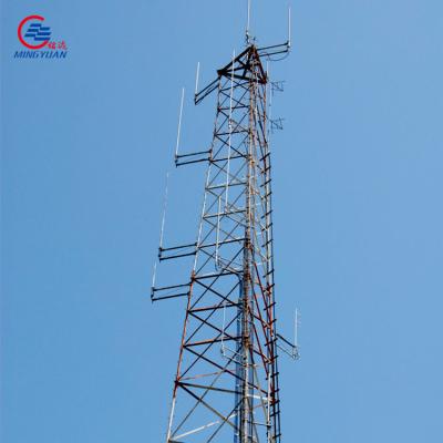 China 45m Galvanized Lattice Steel Tower , Self Supporting 5g Communication Tower for sale
