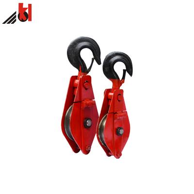 China Single Sheave Snatch Pulley Block Open Type Wire Winch Use for sale