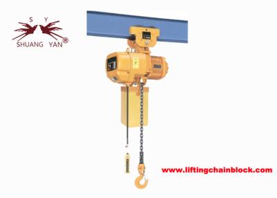 China Manual Electric Chain Hoist 24v With Beam Trolley 2T/4400lb for sale
