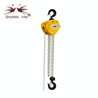 China ¡NUEVA herramienta de mano!!! Alzamiento de cadena de elevación HSZ-D 1000kg del último diseño de la marca de Shuangyan en venta