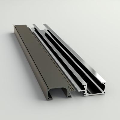 China Profile de aluminio de 25 mm de grosor para el armario en venta
