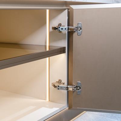 China Gola Aluminum Furniture Profile For Kitchen Cabinet Wardrobe Shelves for sale