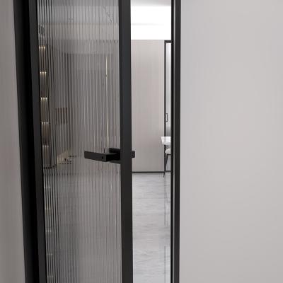 China Fireproof Aluminium Framed Internal Doors Concealed Toilet Door For Partition for sale