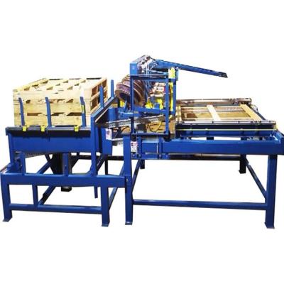 China Semi-Automatic Pallet Nailing Making Machine/ Pallet Nailer /Pallet Nailing Machine with stacker for sale
