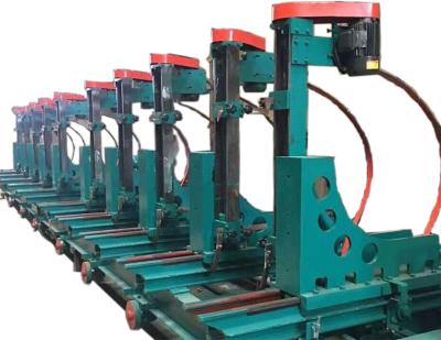 China woodworking vertical band saw mill machine with trolley CNC log carriage for sale