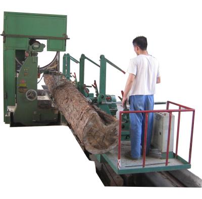 China A serra de fita vertical do CNC MJ3210, viu a máquina para a madeira, serra de fita de corte vertical com transporte à venda