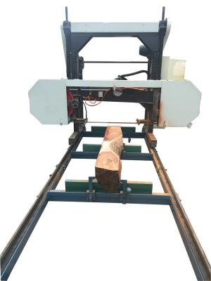 China Serração portátil para o corte de madeira do tamanho grande, máquina de madeira portátil do moinho horizontal da serra de fita da serra à venda