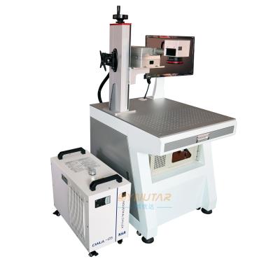 China Table Type UV Laser Marking Machine For Wood / Metal Industrial 3W for sale