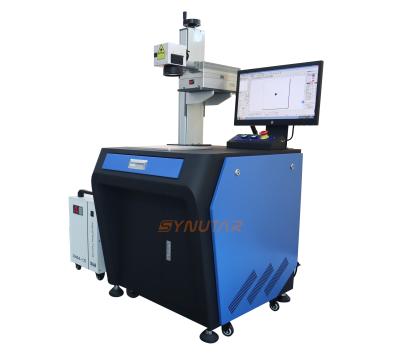 China Portable UV Laser Marking Machine For Glass 3W / 5W Small Leaf Engraving for sale