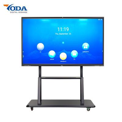 China 65inch LCD Interactive Flat Touch Screen Ultra LCD Smart Whiteboard for sale