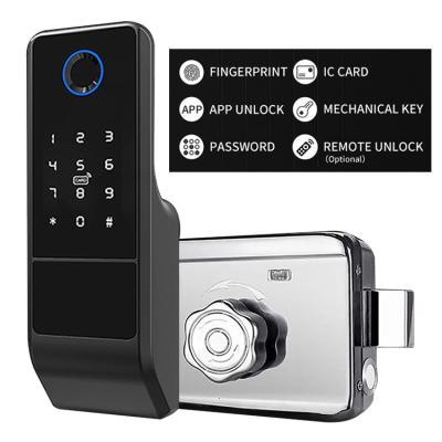 China Home Security Fingerprint Tuya Smart Lock APP Door Lock Remote Control for sale