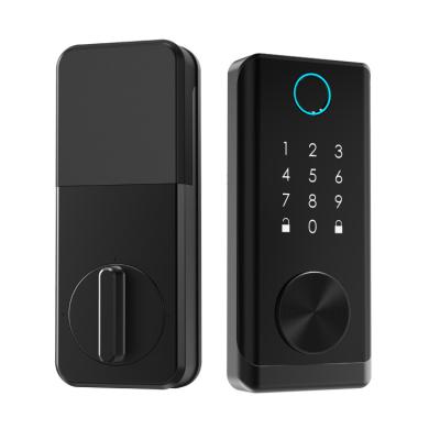 China Biometric Fingerprint Door Lock Capacitive Sensor Smart Keyless BLE APP Lock for sale