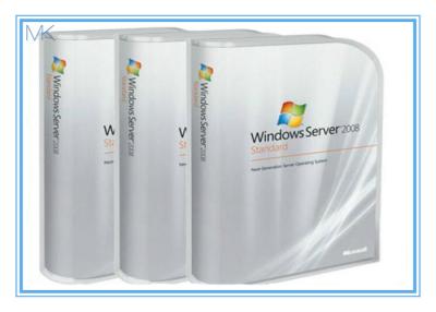 China 5 versión completa de la venta al por menor de la empresa de Windows Server 2008 de los pedazos de la licencia 32/64 de la caloría R2 en venta