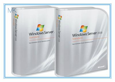 China Microsoft Windows Server 2008 Versions Standard includes 5 clients English Activation Online for sale