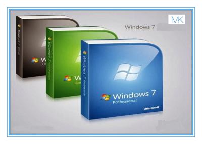 China Computer System Microsoft Update Windows 7 Pro OEM Software Windows 7 Retail License for sale