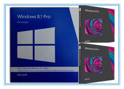 China Código dominante del favorable del paquete 32 de Windows 8,1 del inglés del pedazo 64 del pedazo de la caja producto al por menor de Windows 8,1 en venta