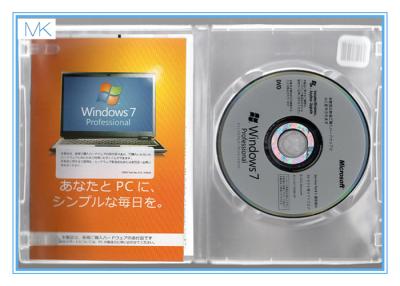 China Trabajo perfecto de la favorable versión al por menor completa de 64 pedazos de Windows 7 del japonés en venta