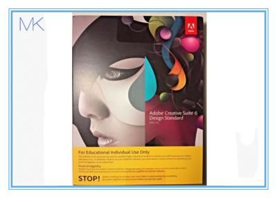 Chine Anglais standard de Creative Suite d'édition d'étudiant de MAC de logiciel de conception graphique de CS6  le plein à vendre