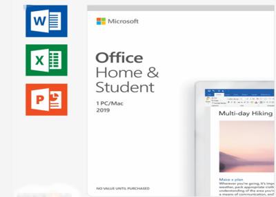 China Digital Download Version Microsoft Office Home And Student 2019 1pcs For PC for sale