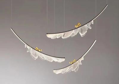 China Gold Bird Led Pendant Light Fixtures Suspended Pendant Lamp for sale