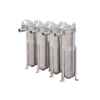 China Polyester Bag Filter Housing 200gpm 1/2 Inch Manual Change Filter Bags for sale