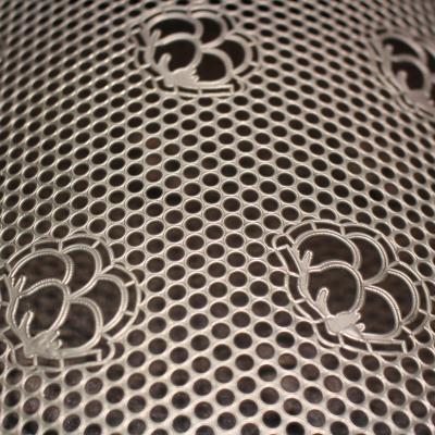 China Coating Rotary Nickel Screen Customized Size Pattern Special Spounlace Screen Jacquard Screen for sale