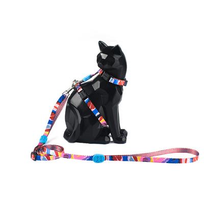 China Adjustable Escape Proof Cat Lead And Harness  Soft Breathable for sale
