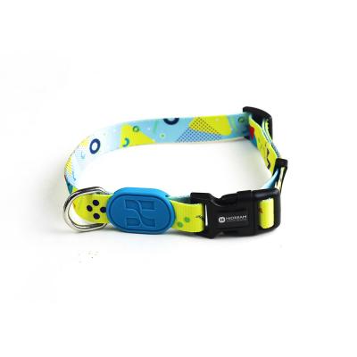 China 1.5cm Polyester Dog Collar For Dye Sublimation Hidream Dog Harness Personalized ID for sale