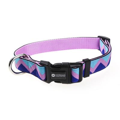 China Adjustable Dog Walking Collars And Leashes Rainbow Girl Newborn Puppy Collar for sale