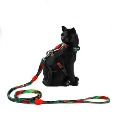 China Sublimation Large Cat Harness And Leash Cat Halter For Walking for sale