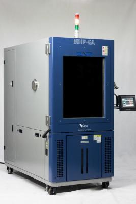 China 220V / 380V 50Hz Climatic Test Chamber 3-15°C / Min Ramp Rate With Full View Window And Cable Port for sale