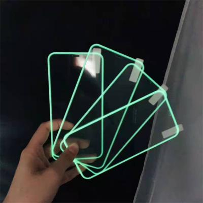 China 3d Curved Mobile Phone Luminous Tempered Glass For Iphone Infinix for sale