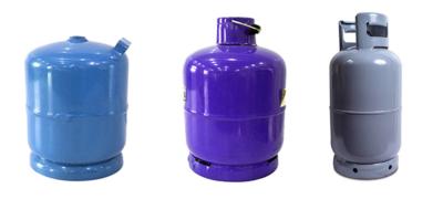 China Blue Liquefied Polishing Gas Cylinder Vessel 15Mpa-30Mpa CGA-580 CGA-660 for sale