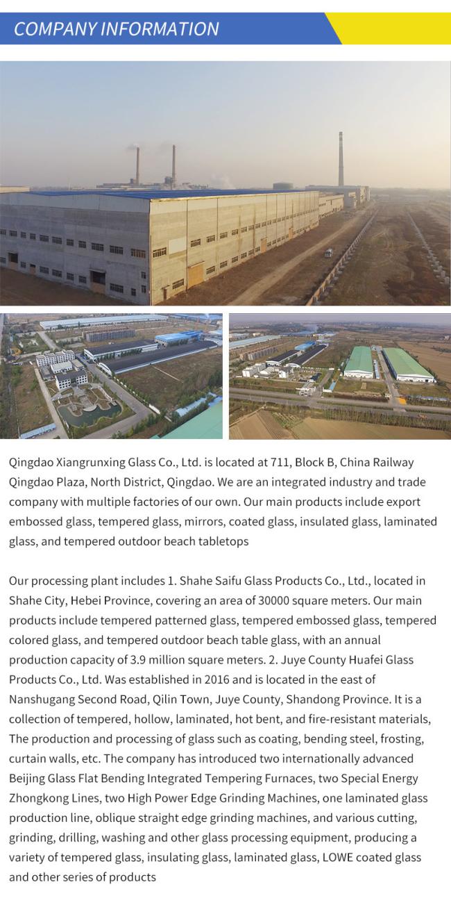 6mm Wired Qingdao Shinerising Patterned Glass Wire with Clear Sheet Glass for Building