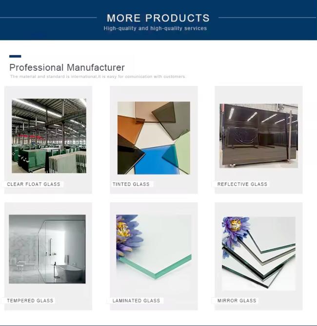 Factory Wholesale Mirror Effect Colorfast Non-Oxidizing Safety Coated Glass Colored Tempered Coated Glass