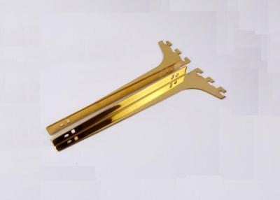 China Steel Plating Store Display Stand Accessories Golden Color Display Hanging Bars for sale