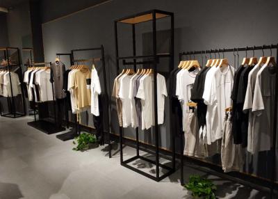 China Men's Wear Retail Clothing Fixtures , Apparel Display Fixtures Creative Design for sale