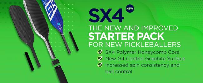 SX4 The new and improved starter pack for pickleballers