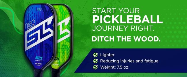 Start your pickleball journey right, ditch the wood.