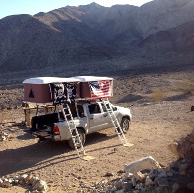 China Tienda automática del tejado del pie grande doble, diseño aerodinamizado tienda de Hard Top del jeep en venta